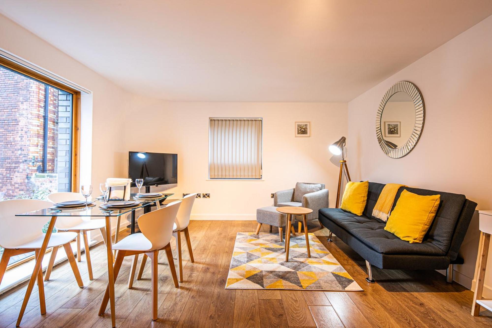 Stylish 2 Bed Apt 18 - City Centre, Free Parking, Espresso Machine & Netflix - Hosted By Stay Host Save Sheffield Exteriér fotografie